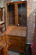 1930's Oak Bureau Bookcase