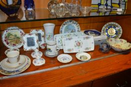 Decorative Pottery Items Including Royal Albert Co