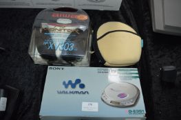 Sony Walkman plus Aiwa AV Monitor Headphones
