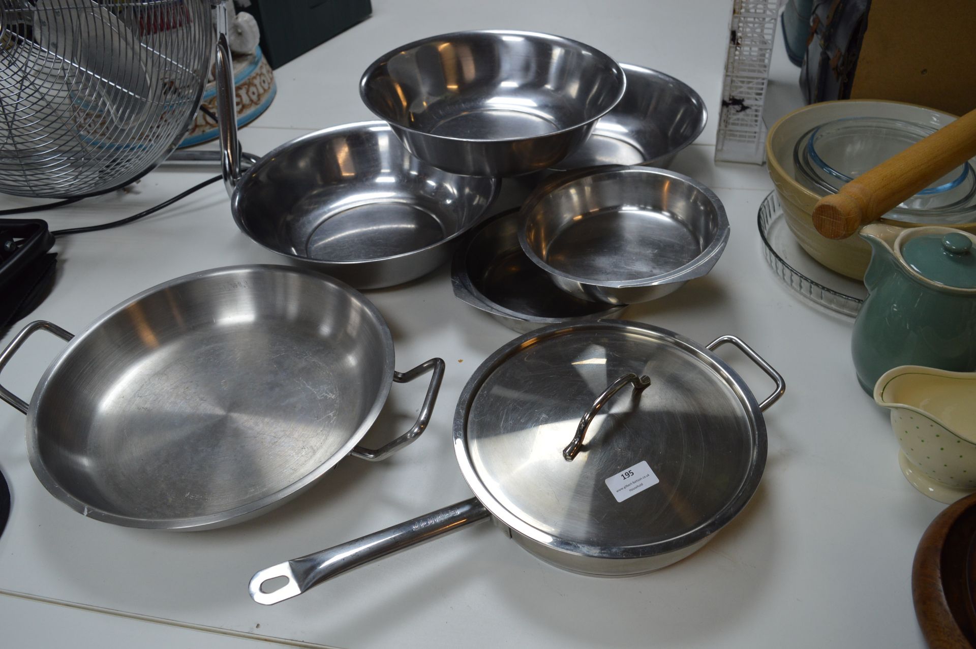 Berghoff Stainless Steel Lidded Frying Pan plus St