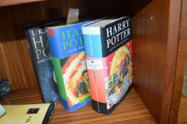 Three harry Potter First Editions