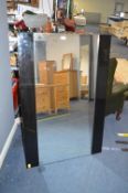 Large Black Framed Mirror