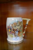 Beer Tankard with Coach and Horses Scene, Musical