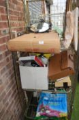 Cage Lot of Household Goods