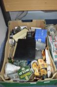 Box of Assorted Collectibles, Game, Shells, etc.