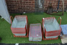 *Metal Supermarket Hand Baskets plus Office Station