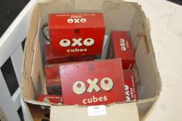 Eight Oxo Cube Tins