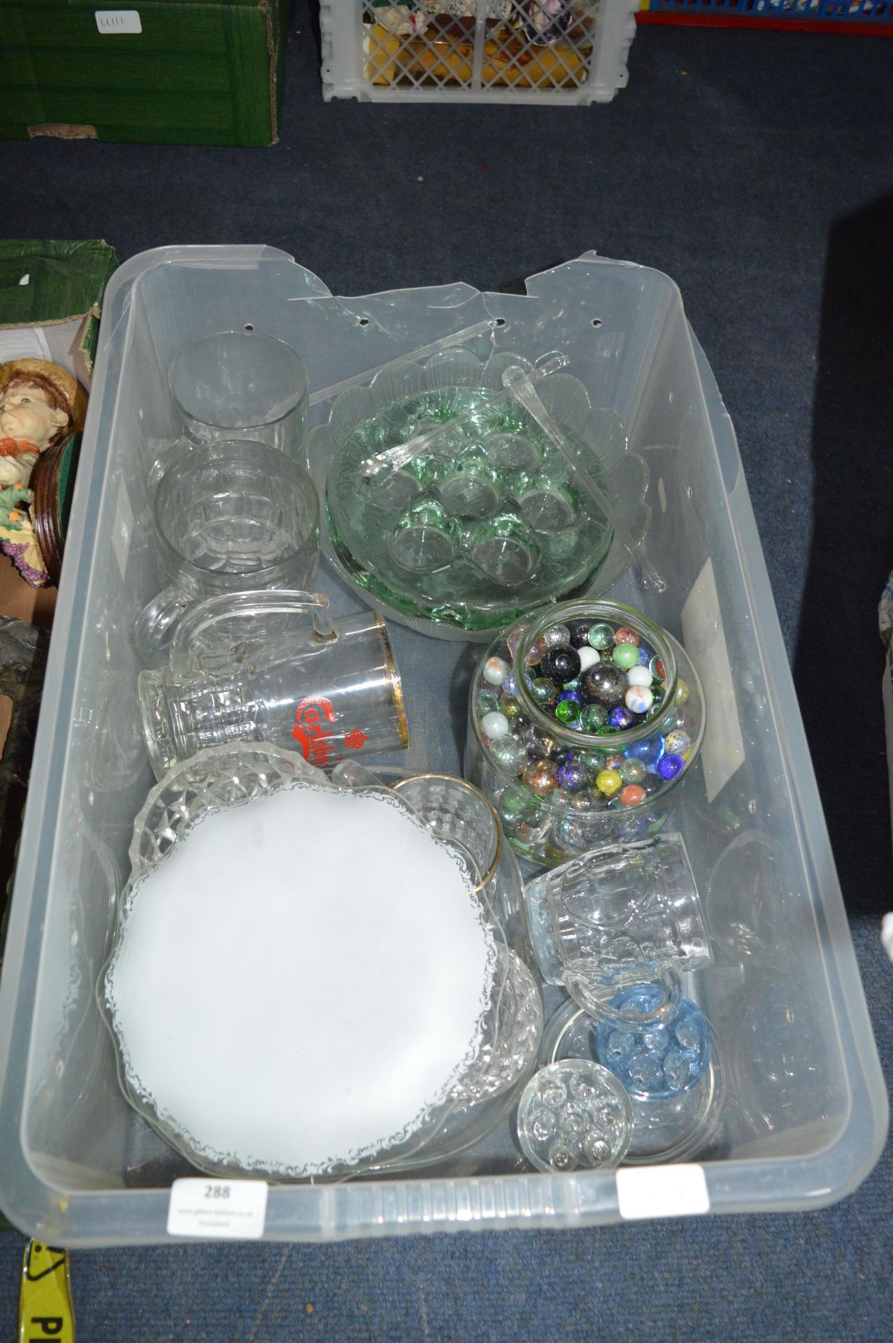 Decorative Glassware and Marbles
