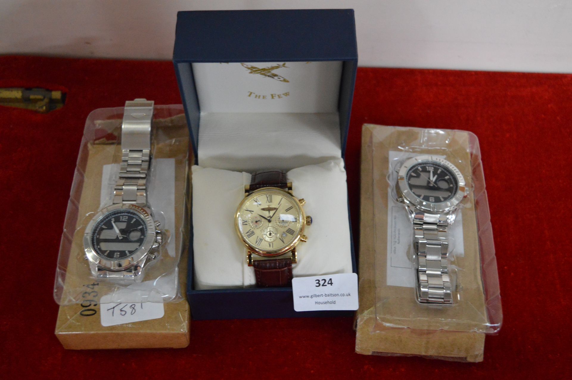 Three Wristwatches Including The Battle of Britain