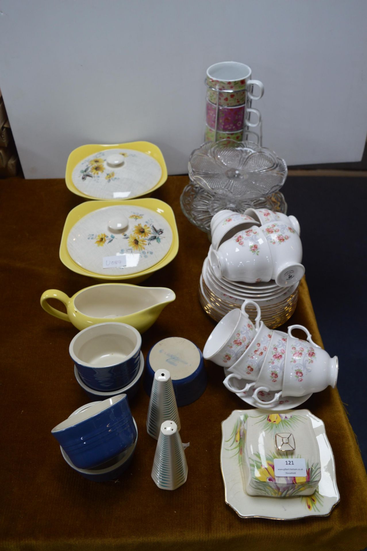 Vintage Pottery Part Tea Sets, Tureens, Le Creuset
