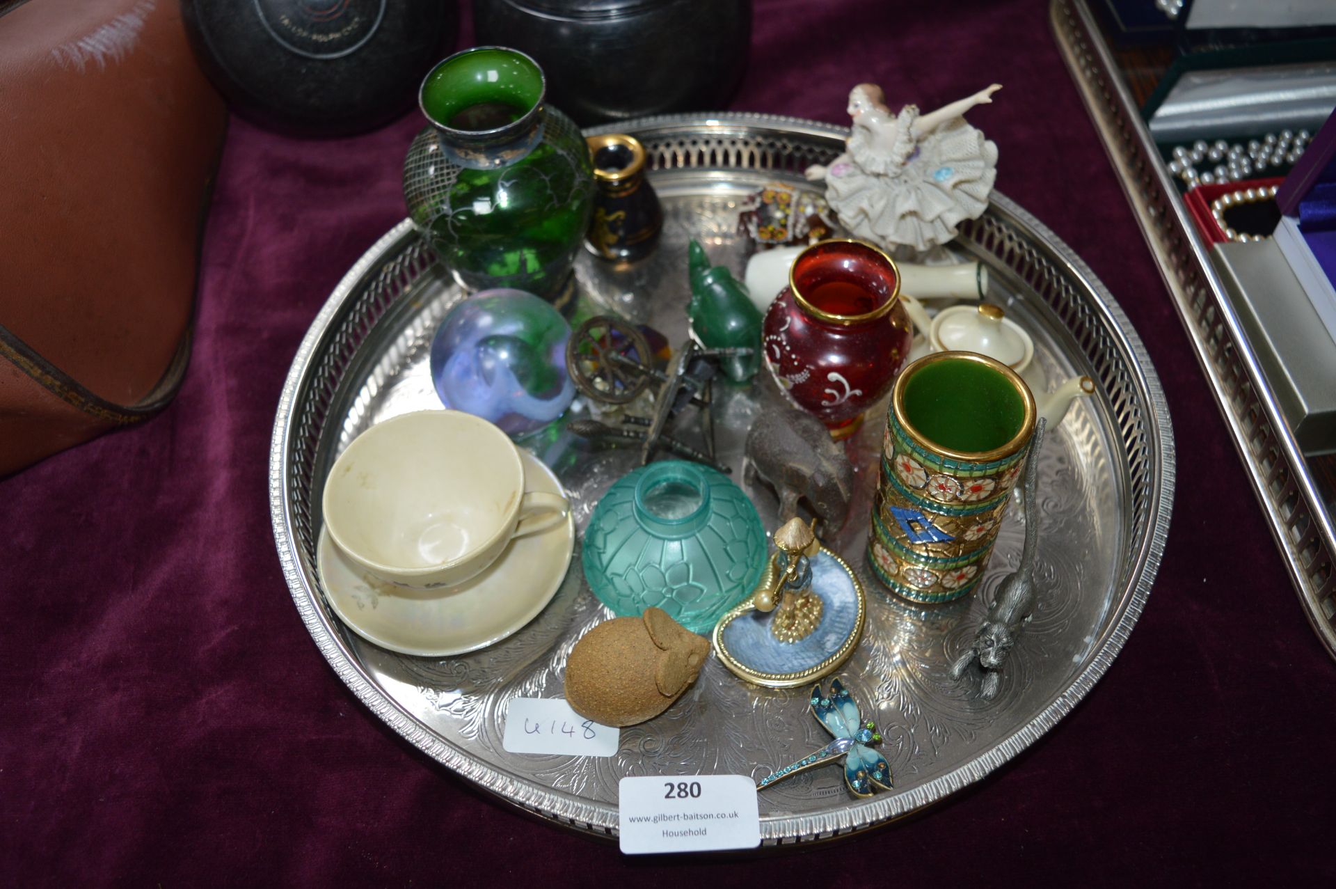 Collectible Pottery and Glass Ornaments, etc.