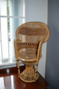 Basket Weave Dolls Chair
