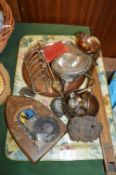 Tray Lot of Vintage Collectable, Metalware, Car La