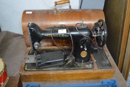 Vintage Electric Portable Singer Sewing Machine