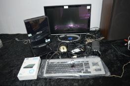 Acer Aspire R3600 PC with Acer Keyboard, Hard Driv