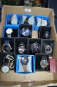 Fifteen Boxed Gents Wristwatches