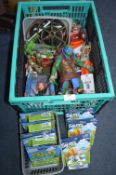 Children's Toys and Figures; Smurfs, Ninja Turtles