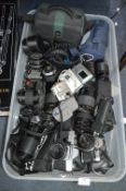 Large Collection of Vintage Cameras, Lens, and Acc