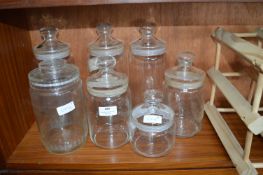 Vintage Glass Kitchen Storage Jar