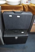 Briefcase and a Home Office Filing Box