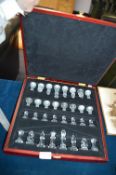 Glass Chess Set and Board