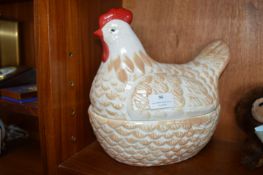 Pottery Chicken Egg Dish