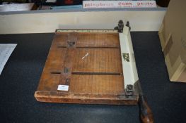Vintage Wooden Photography Guillotine