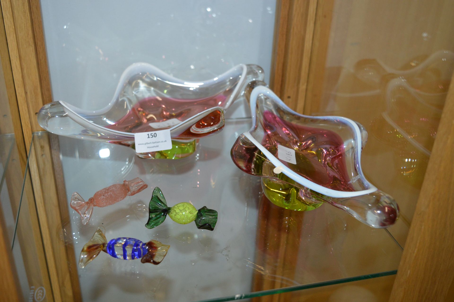 Murano Glass Dishes and Novelty Glass Sweets