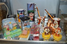 Disneyland Collectibles; Dumbo, Mickey Mouse, Chip