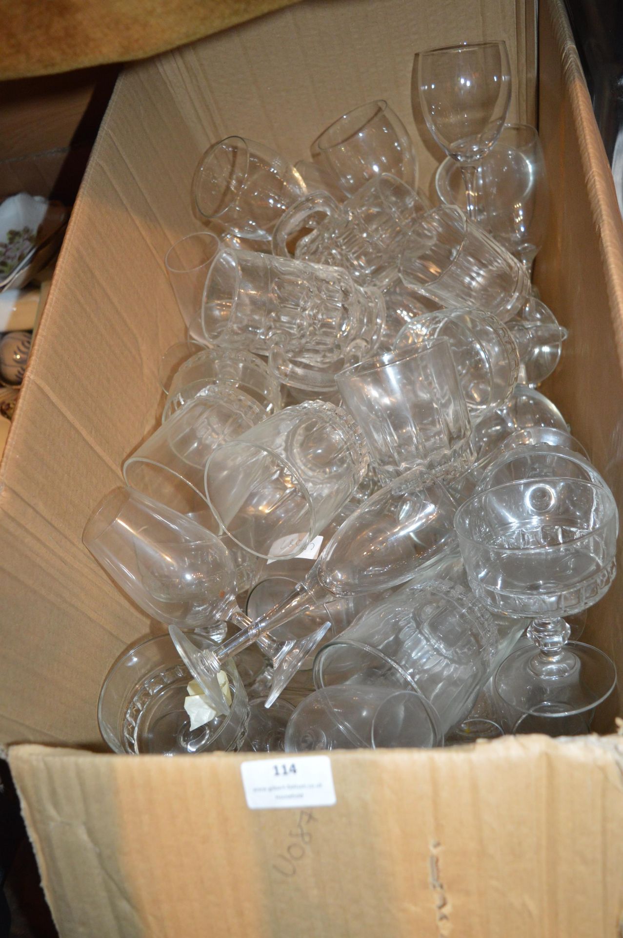 Large Box of Drinking Glasses
