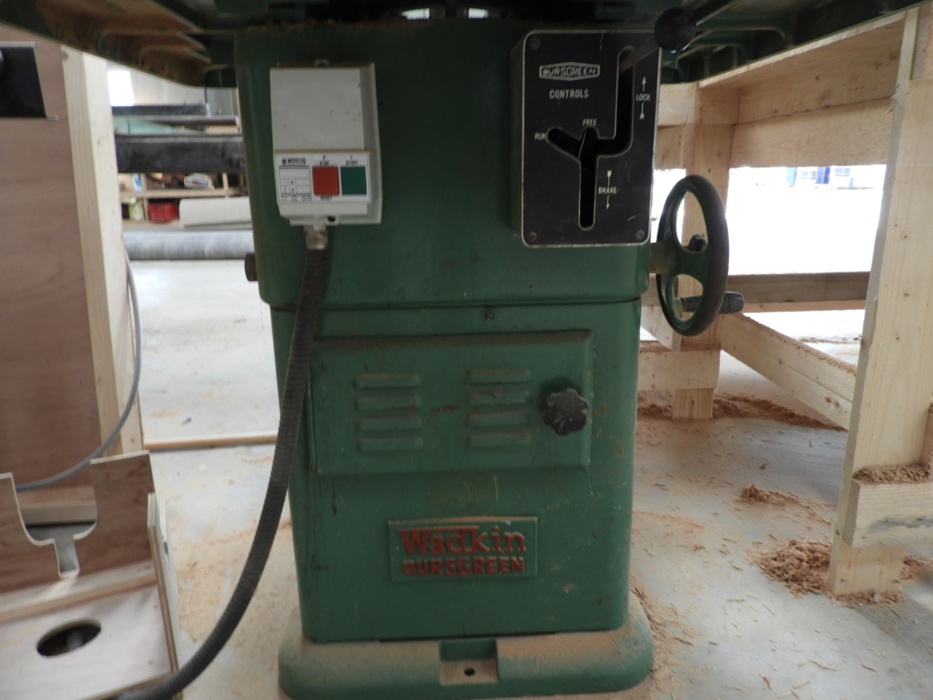 *Wadkin Bursgreen Spindle Moulder. Model: BER2, Machine No: 70593 with Brake - Image 2 of 3