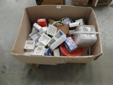 *Box Containing Assorted Flush and Surface Mounted Back Boxes