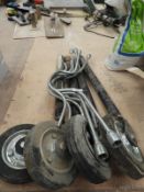 *Four Jockey Wheels and Assorted Jacking Handle for Caravans