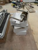 *Three Boxes of Brushed Stainless Steel Door Handles