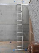 *Mac Allister Folding Aluminium Ladder