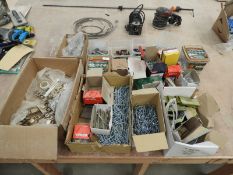 *Various Boxes of Assorted Fixings, Ironmongery, etc.