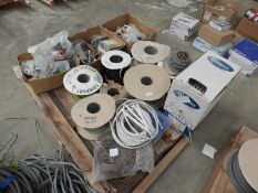 *Pallet Containing Assorted Cable