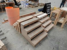 *Four Sets of Timber Steps