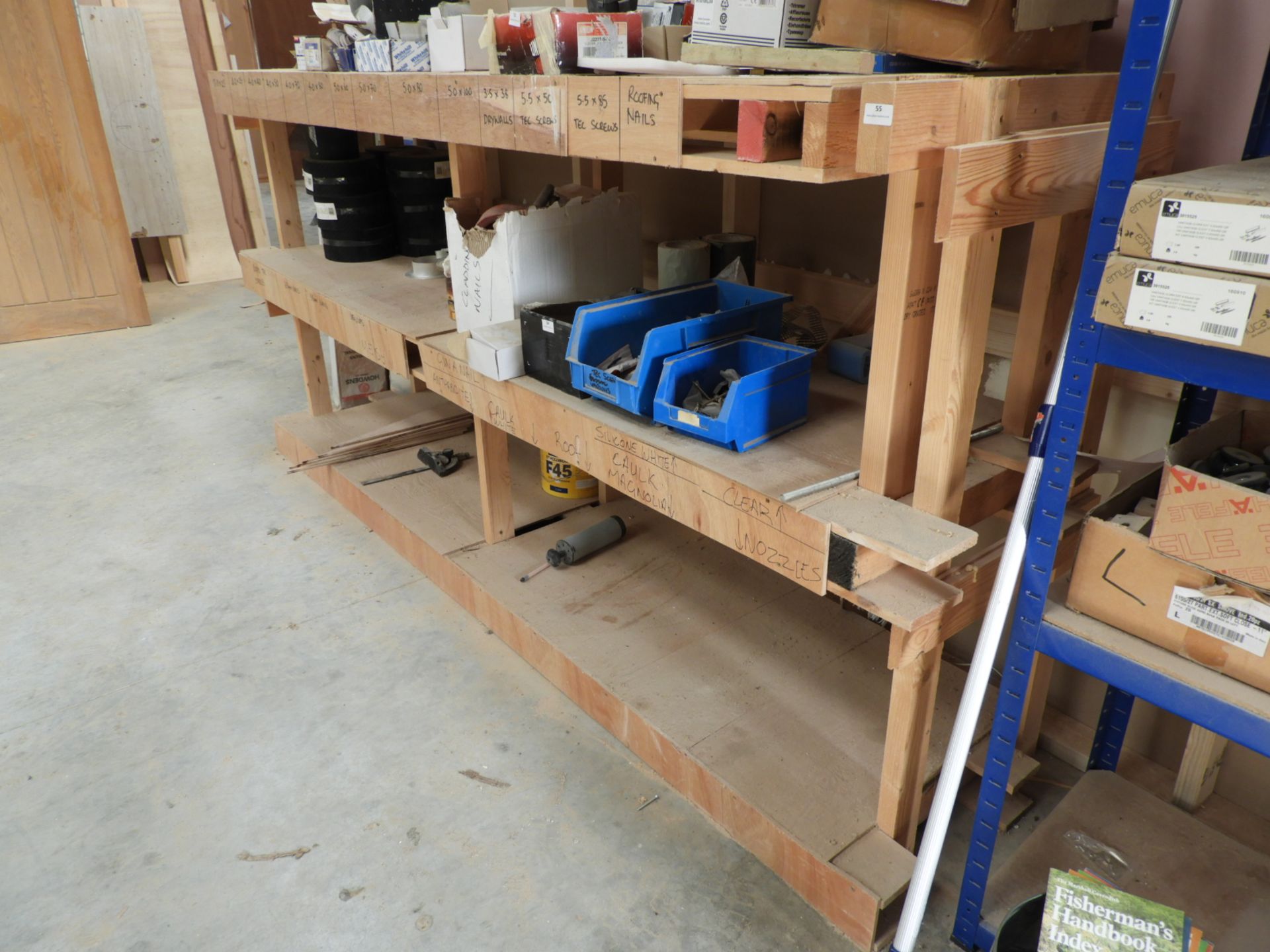 *Softwood Shelving Unit