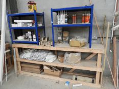 *Timber Shelving Unit and Two Boltless Shelving Units