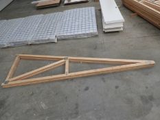 *Three Softwood Roof Trusses
