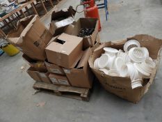 *Pallet Containing Assorted Drainage Fittings, Air Vents, Flexible Ducting, Gutter Bracket, etc.