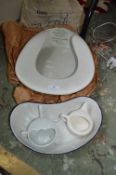 Vintage Bedpan, Nursing Cups, etc.