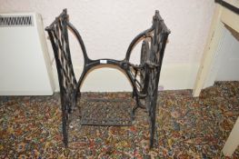 Cast Iron Sewing Machine Base