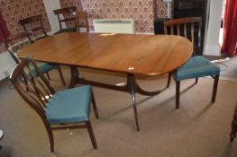 Extending Dining Table with Three Chairs
