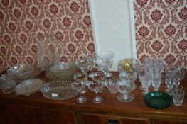 Quantity of Glassware Including Babycham Glasses