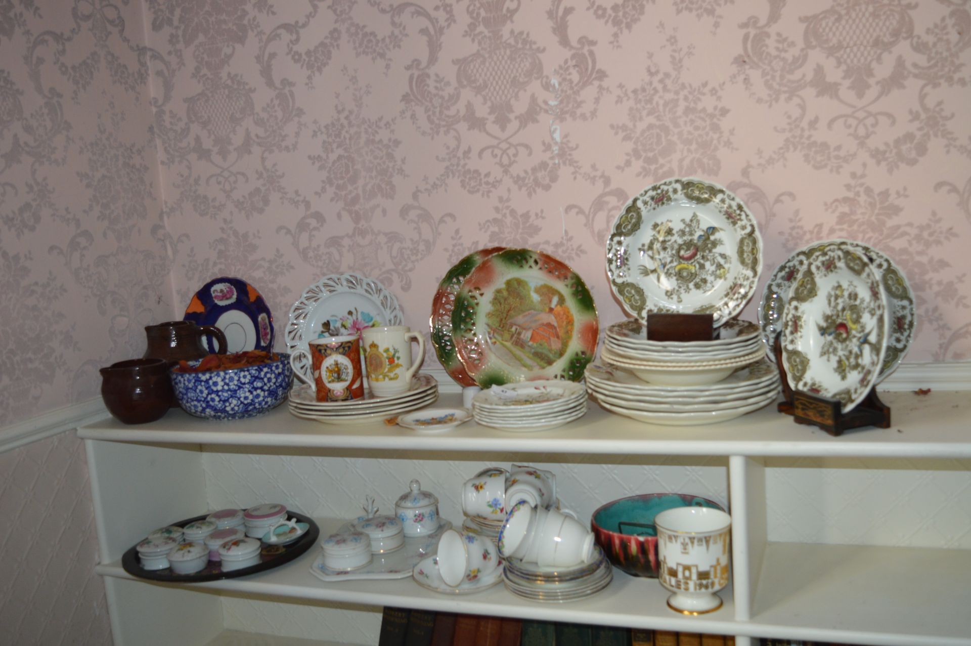 Quantity of China, Decorative Plates, Trinket Box, Jugs, etc.