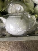 12 x White China Tea Pots /Collection Available on Thur 30th Sept/Fri 1st Oct 9am till 3pm From