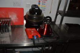 Air Fryer, Kettle, Hot Plate and a Fire Blanket