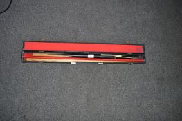 BCE Classic Two-Piece Pool Cue with Case